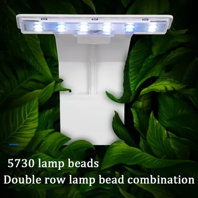 BK-A12 FOUR row 5730 lamp beads aquarium clip light Natural and bright lighting with colorful control